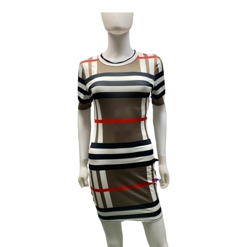 CBR Multi Colored Mini Dress. Size: M